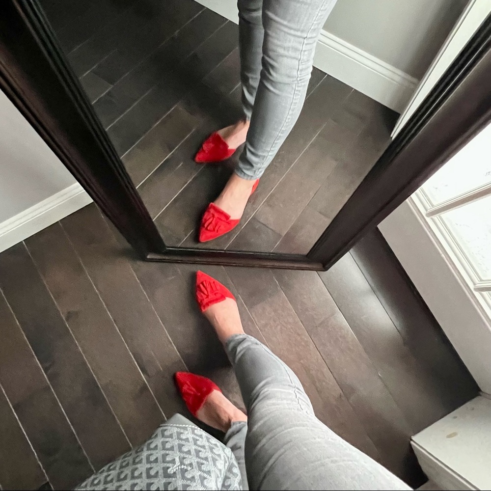 J. Crew Suede D’Orsay Loafer Flats